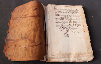 Libro de Gastos del Convento de Santo Domingo Tehuantepec de 1793