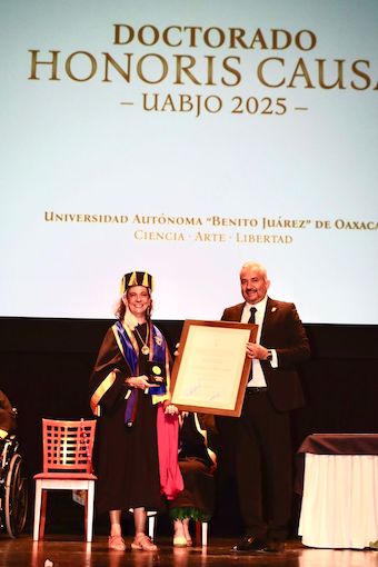 Discurso de recepción del Doctorado Honoris Causa de la UABJO