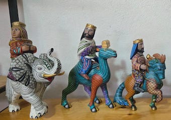 La talla de nacimientos en la familia Cruz Prudencio