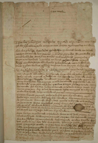 Traduciendo palabras antiguas. Análisis y traducción de un testamento de 1573